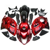 0430 Fairing Suzuki Gsxr1300 Hayabusa 2008 - 2014 Red Black Flame Kit